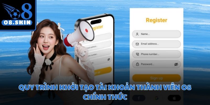 Người chơi hoàn thành các bước thiết lập tài khoản chỉ trong vài phút